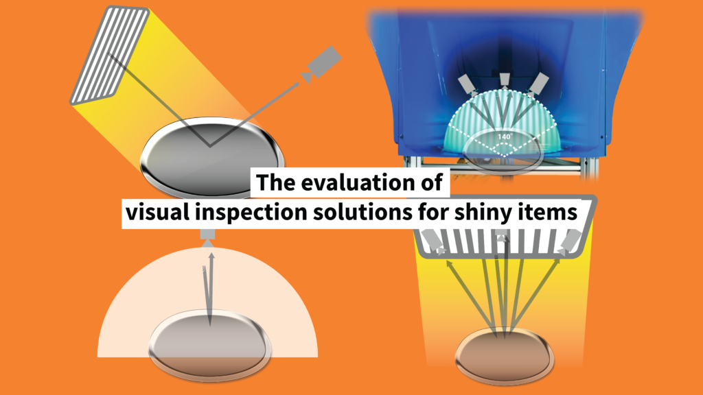 The evaluation of visual inspection solutions for shiny items Helmee